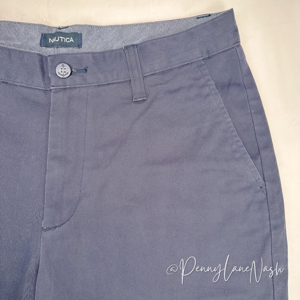 NWT Nautica Stretch 8.5" Deck Shorts Size 30 Navy - Picture 5 of 13